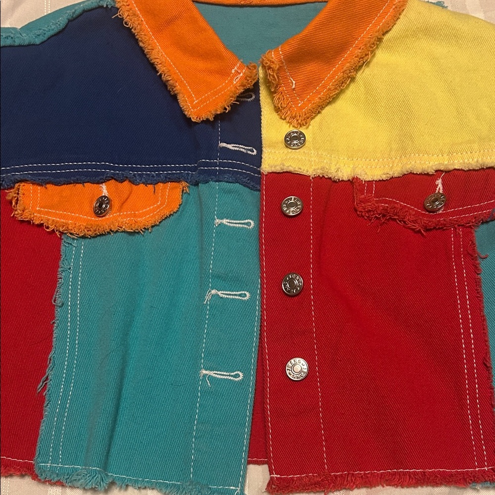 Patchwork Jean Jacket - image 2